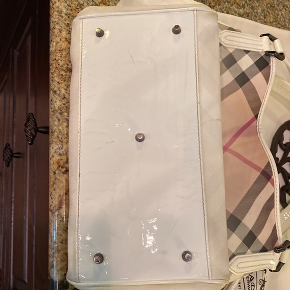 Burberry white ombré tote handbag - Picture 8 of 14